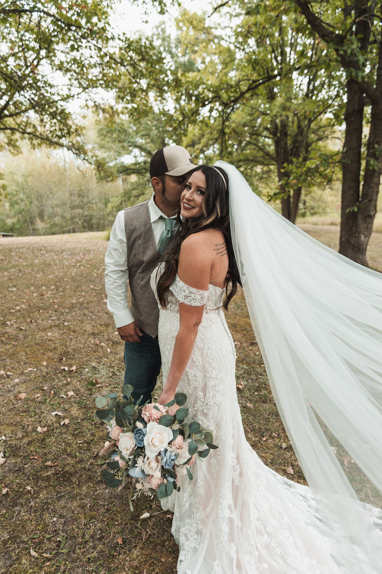 Wedding day photograph by Little Juneberry Photography